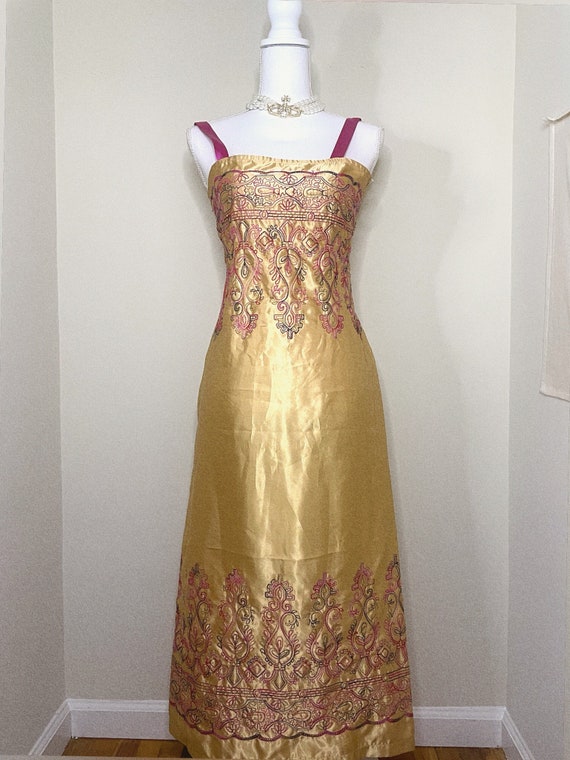 Gold Embroidered Gown