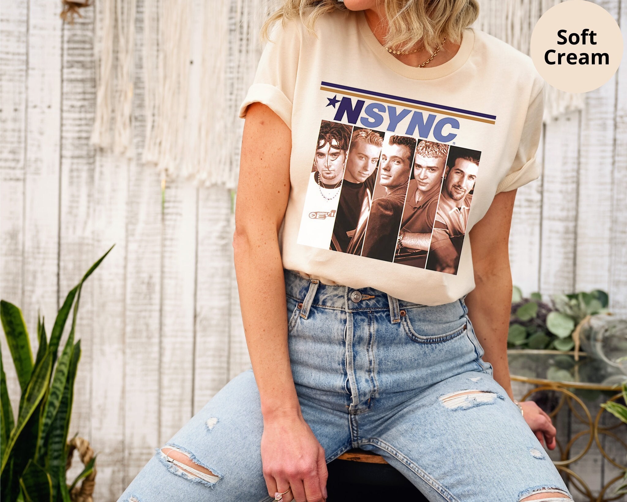 Vintage Nsync Boy Band 90s T Shirt in My Nsync Reunion Era - Etsy