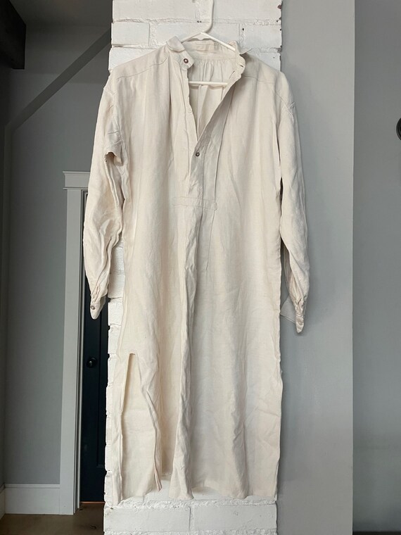 Antique Vintage French Linen blouse - image 1