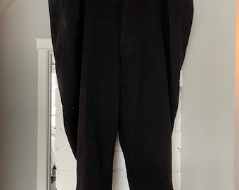 vintage high waisted wool french trousers