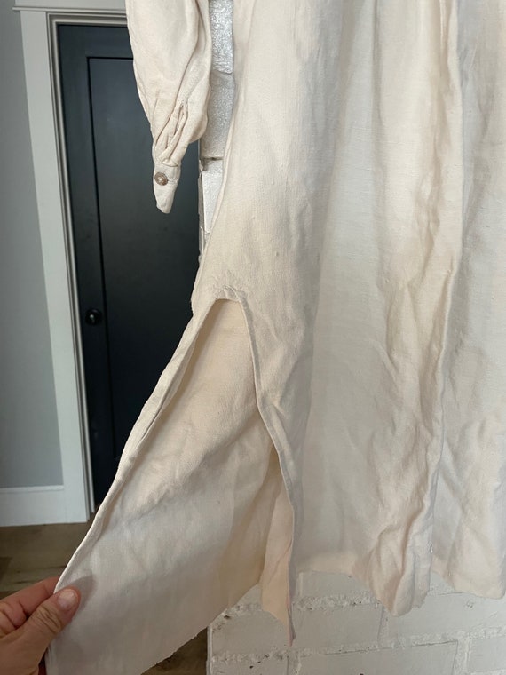 Antique Vintage French Linen blouse - image 4