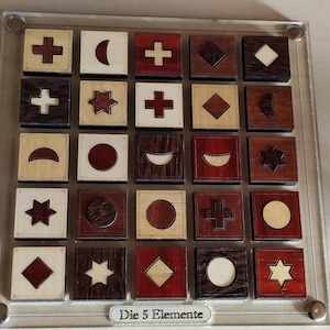 VINTAGE The 5 elements + placement board game from the 90s +