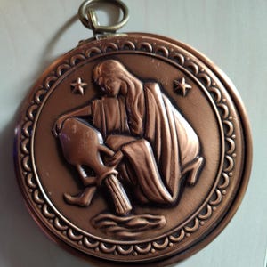 VINTAGE Kupferbackform, Kupfer Pfanne mit Aufhängung <> 14 cm <>