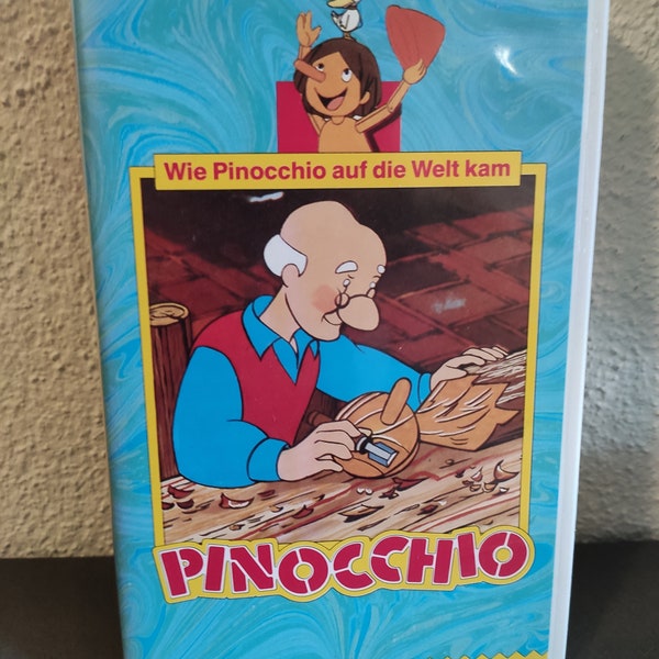 VINTAGE VHS Kassette Pinocchio Wie Pinocchio auf die Welt kam 1992