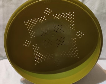 VINTAGE Tupperware Zeef Groen 23 cm