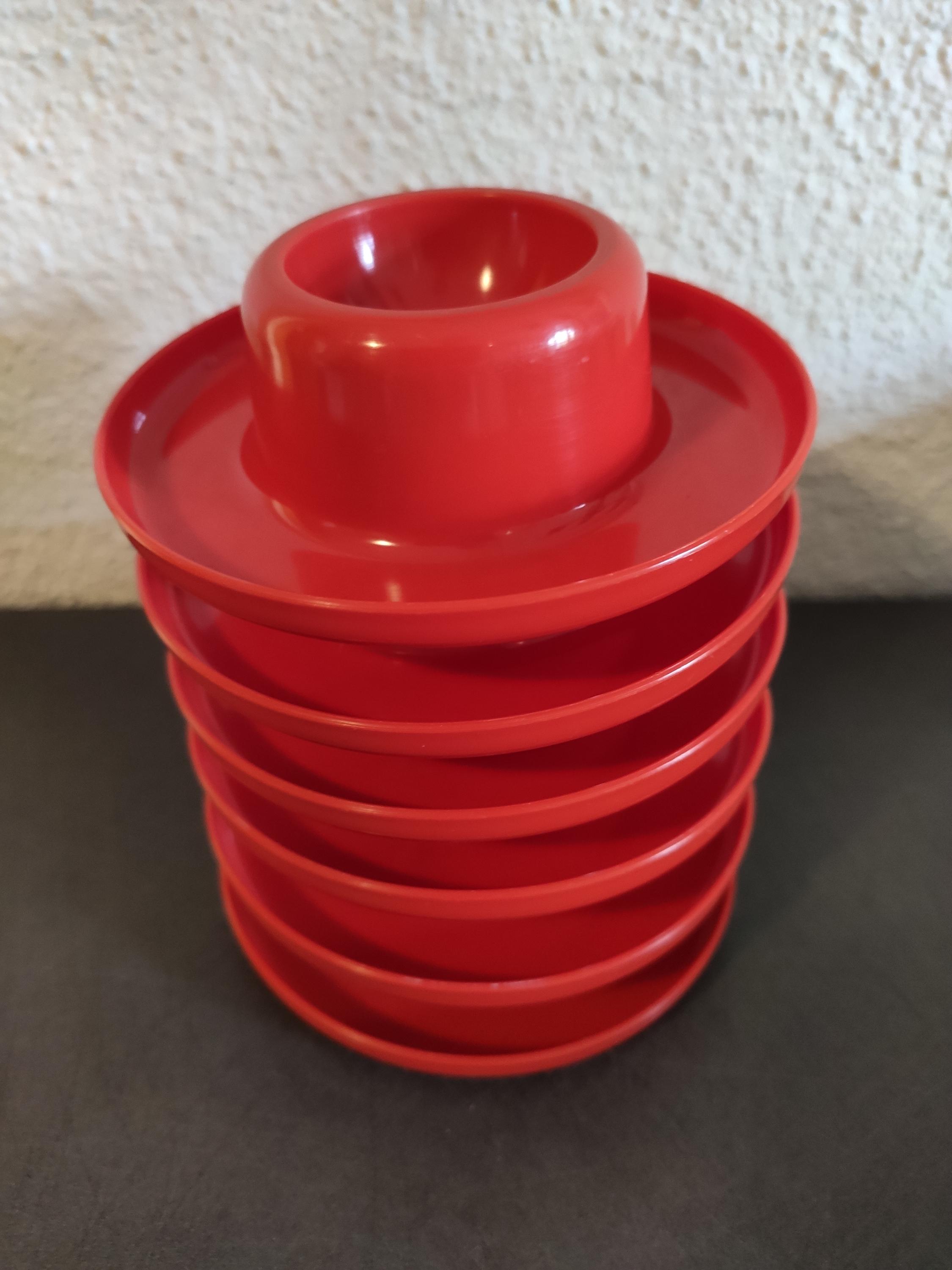 06K21 ANCIEN PLATEAU + COQUETIERS PLASTIQUE | France