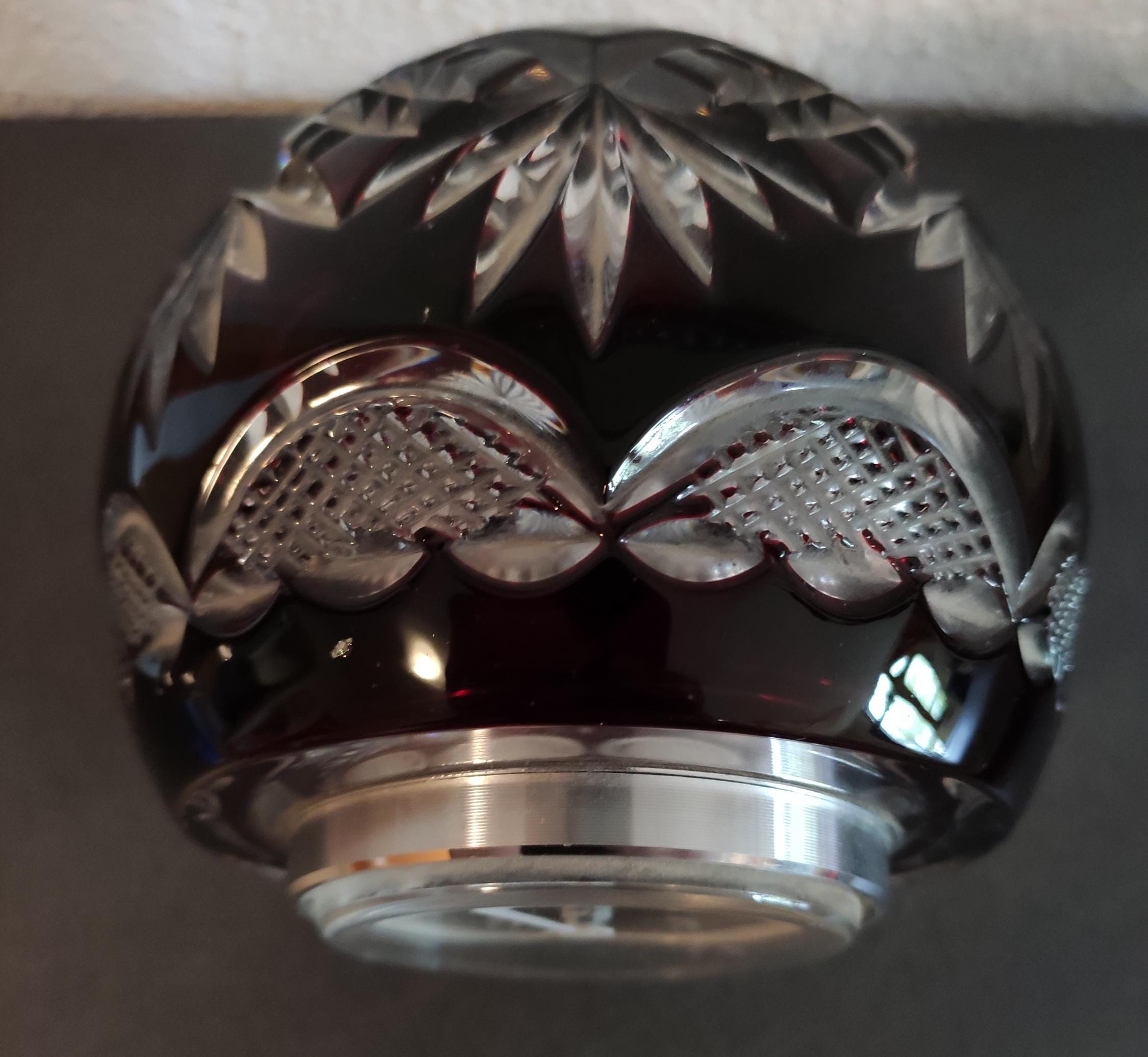 Horloge de table - Eltros - Aluminium, Verre - 1920-1930