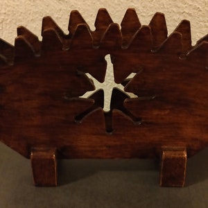 Portatovaglioli VINTAGE in legno degli anni '70