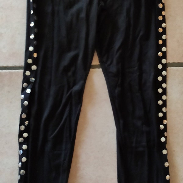 Marry Lux Leggins M Schwarz mit Nieten