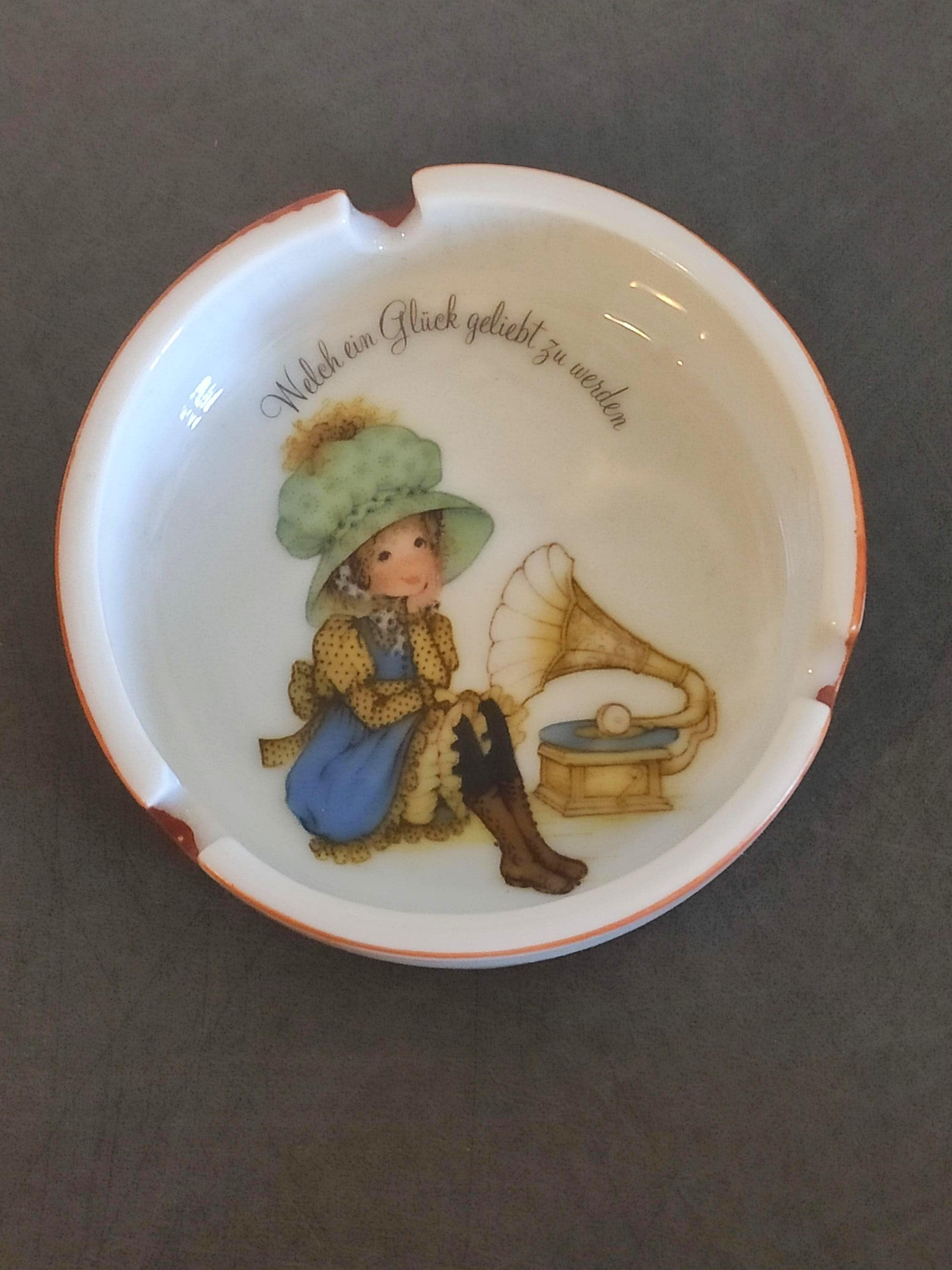 Boîte à Bijoux Vintage Porcelaine Miss Petticoat 1978 - Roth International, Occasion