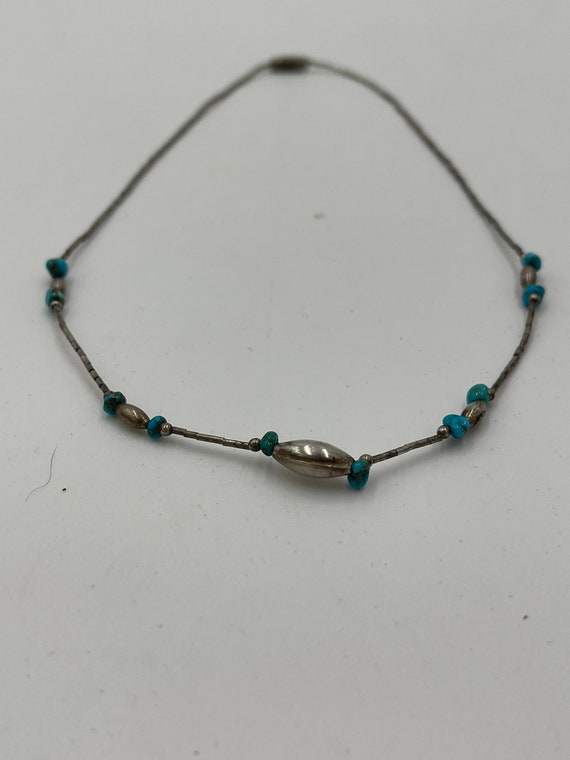 Sterling and Turquoise Necklace - image 6