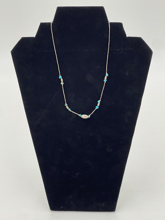 Sterling and Turquoise Necklace - image 1