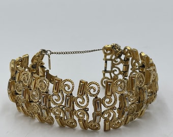 Bracciale Monet Chunky in oro vintage