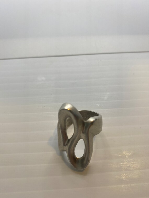 Sterling Silver Modern Art Ring