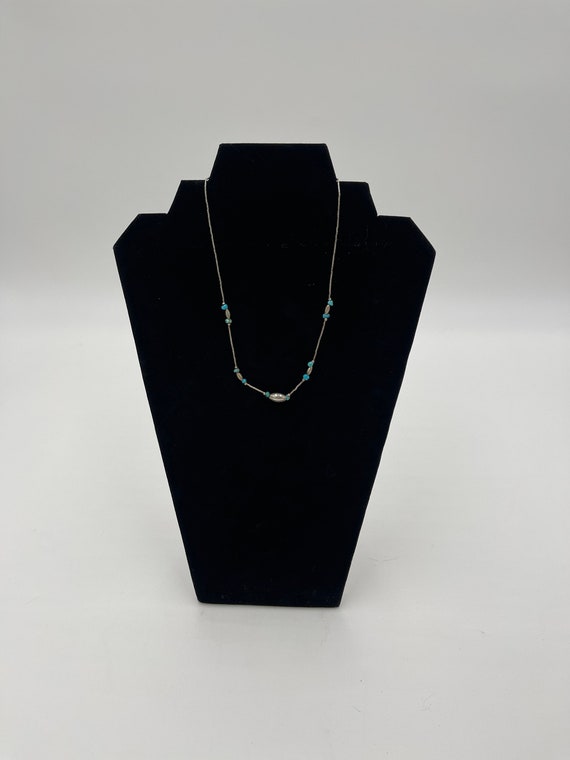 Sterling and Turquoise Necklace - image 2