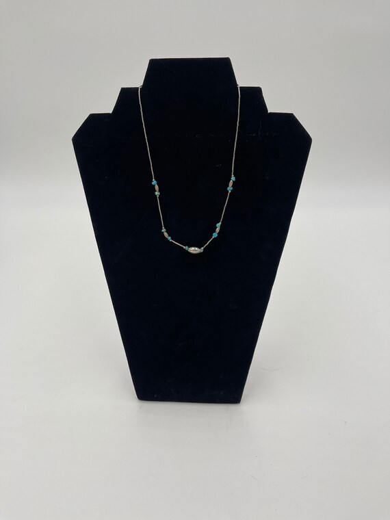 Sterling and Turquoise Necklace - image 5