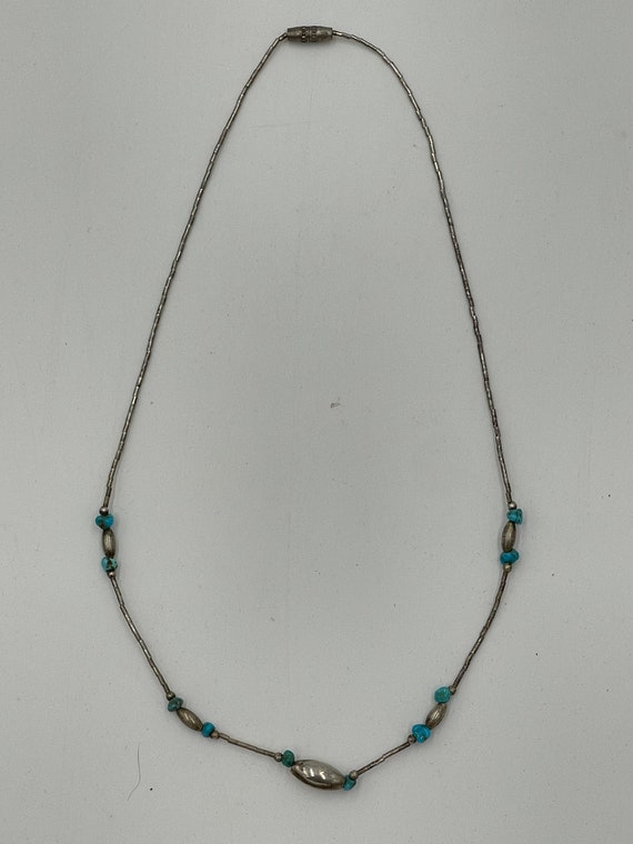 Sterling and Turquoise Necklace - image 3