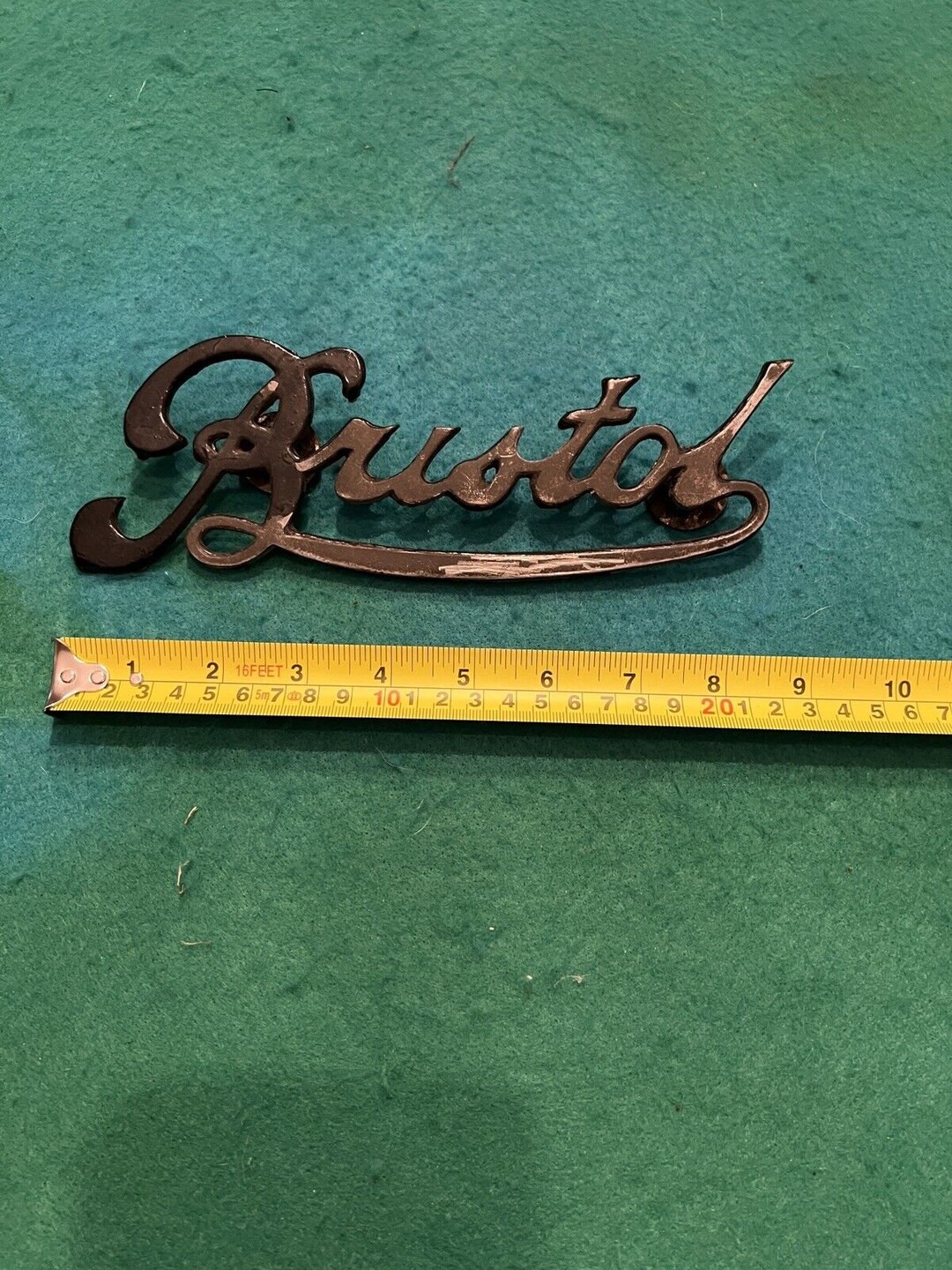 Vintage Black Bristol Bus Coach Badge Etsy