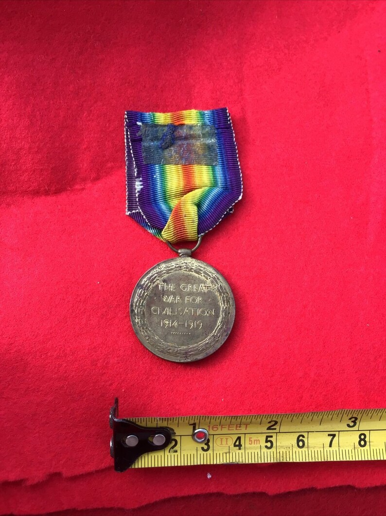 Vintage Original Ww1 Royal Navy Victory Medal & Ribbon for 205365 P ...