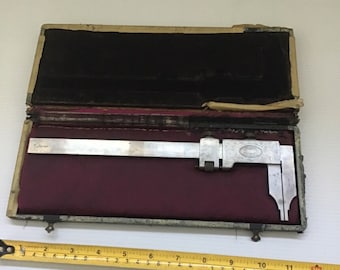 Pré-aimé vintage début Deckel Vernier Calipers Instrument de mesure dans la boîte