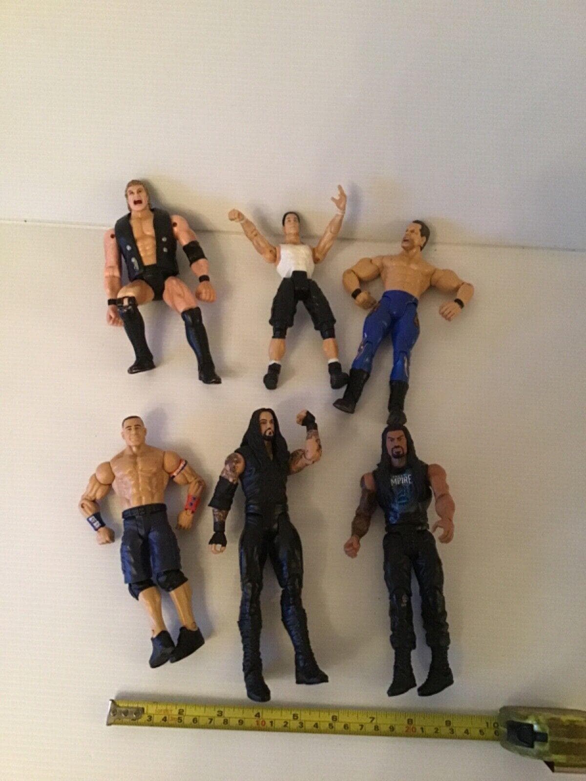 WWF レスリングフィギュア 6体セット Amazon.co.jp: レスリングアリーナ クルーアクションフィギュア