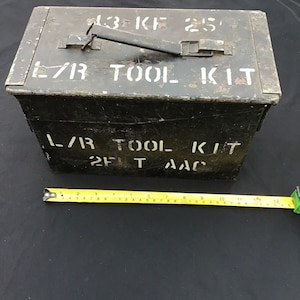 Jahrgang 1985 militärische h83 mk2 Patronenbox angepasst an Army Air Corps Tool Kit (b)