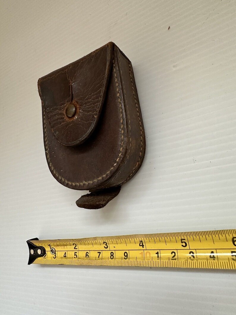 Vintage Shorts Mason Ltd London Magnapole Compass In Leather Case Officer In HLI image 7