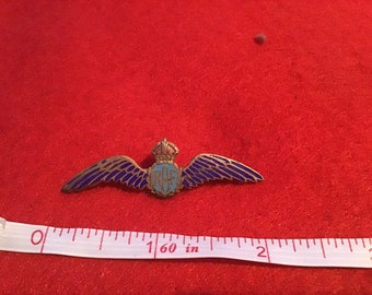 Raf Ww2 Silver Sweetheart Badge