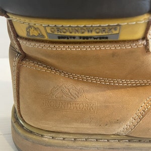 Pre Loved GroundWork Steel Toe Cap Safty Boots UK Size 3 image 10