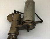 Vintage German Schaeffer Budenberg Mid 18th Century Brass Piston Steam Whistle