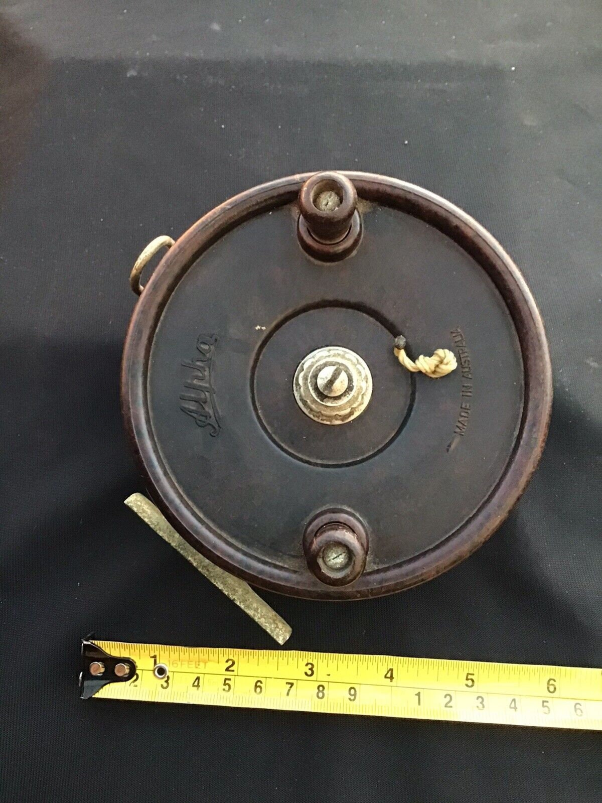 Moulinet Pêche Vintage S & A Bakelite Steelite - Fabriqué En Australie - Collection