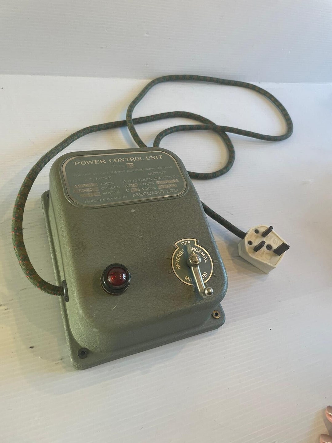 Vintage Untested Meccano Ltd A3 Power Control Unit Still in Box Etsy