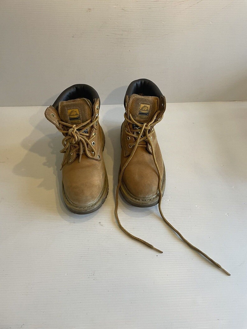 Pre Loved GroundWork Steel Toe Cap Safty Boots UK Size 3 image 1