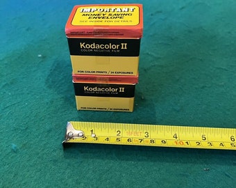 Two Vintage 1979 Kodak Kodacolor II C 135 - 24 Film  - Untested