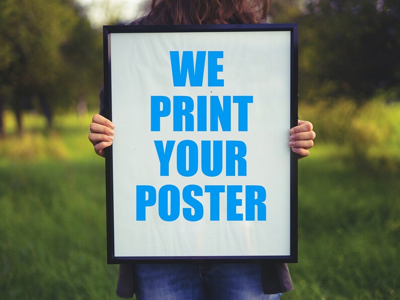 Custom Poster Printing Custom Print Poster Poster Printing Etsy