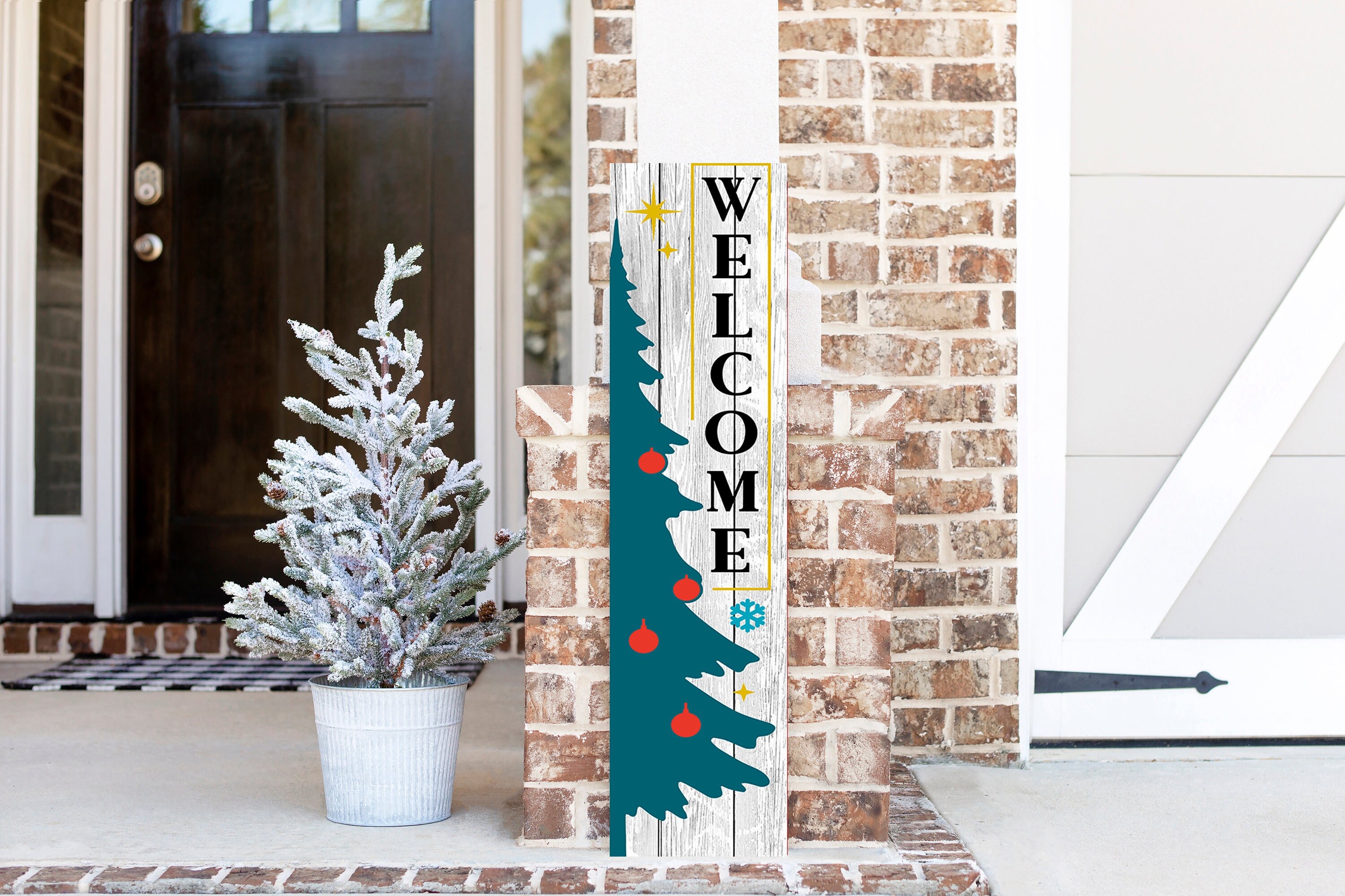 Wooden Outdoor Christmas Decorations Etsy