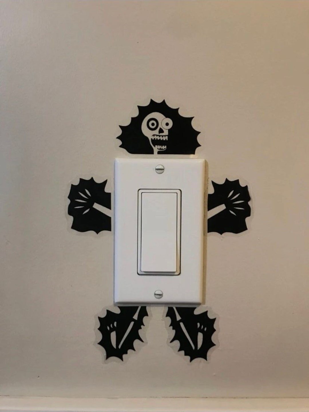 Electric Shock Light Switch Decal Etsy