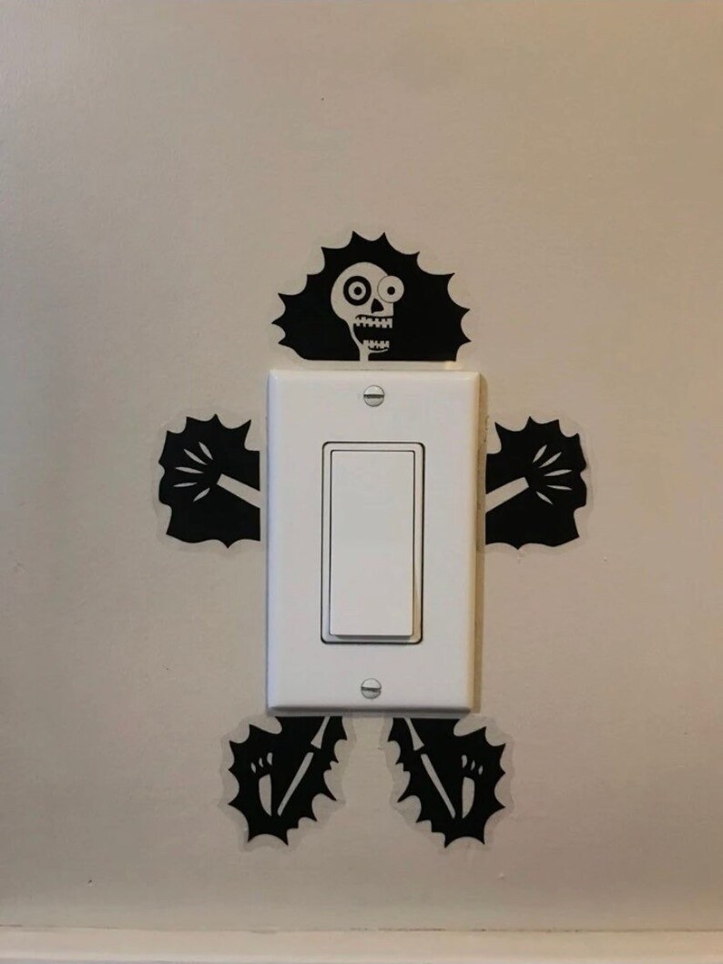 Electric Shock Light Switch Decal Etsy