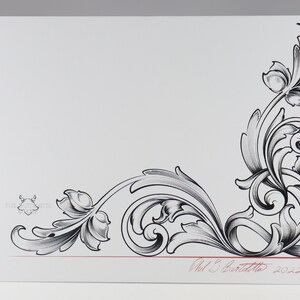 Acanthus Design Postcard - 4