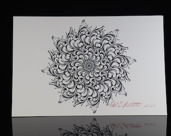 Acanthus Design Postcard - 5