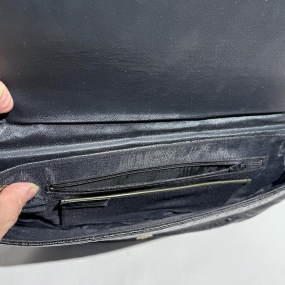 80s Exotic Leather Patchwork Clutch: Caprice Hand… - image 7