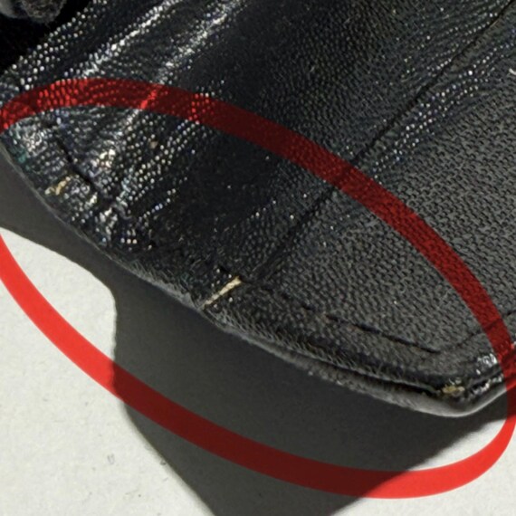 80s Exotic Leather Patchwork Clutch: Caprice Hand… - image 9