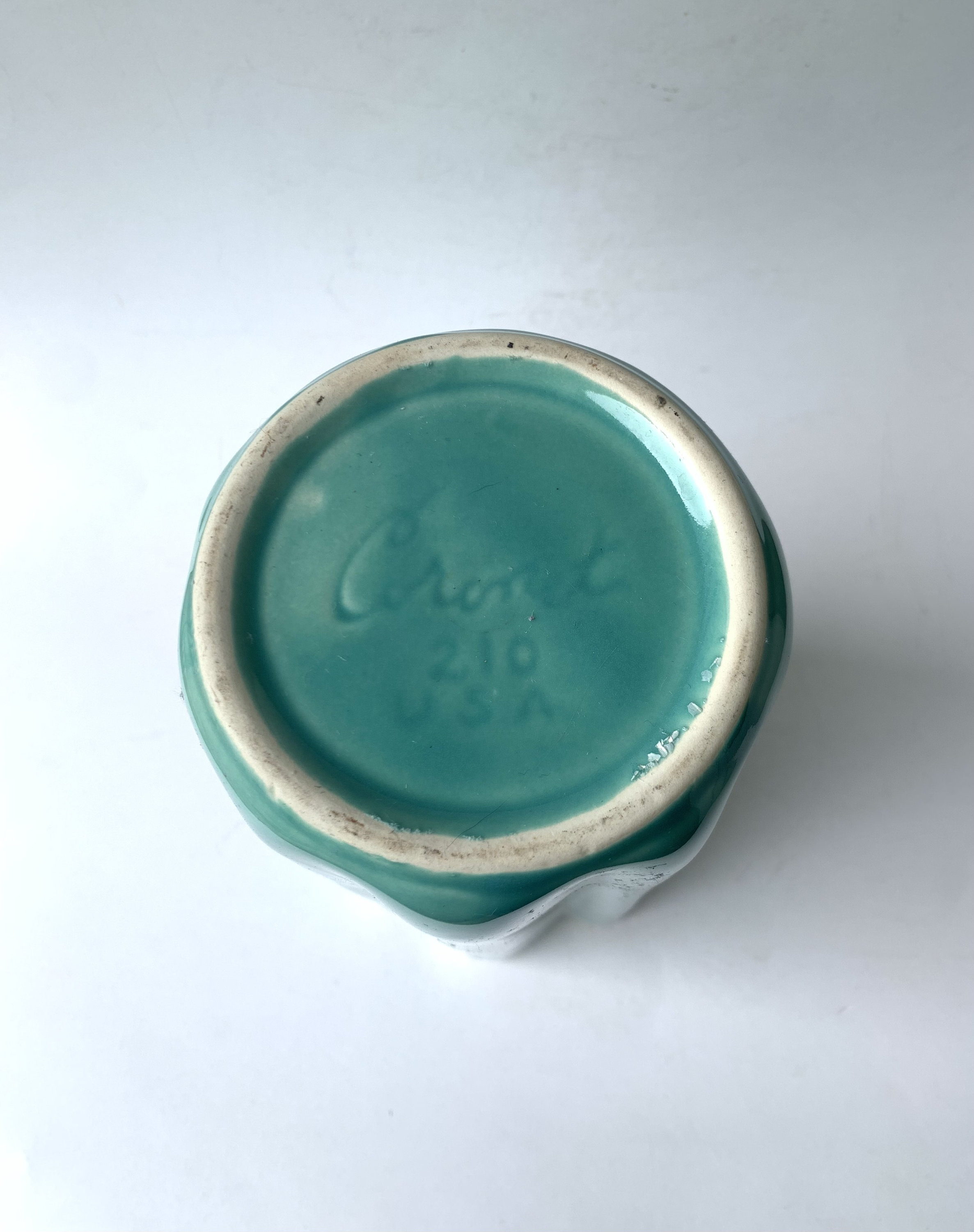 Seafoam Green Drip Glaze Pottery Vase / Etsy