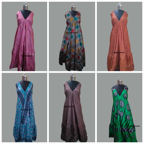 Backless Silk Rose Halter Maxi Dress • Long Goddess Summer Dress • Gypsystyle Clothing • Boho Bridesmaid Gift • Silk Maxi Dress