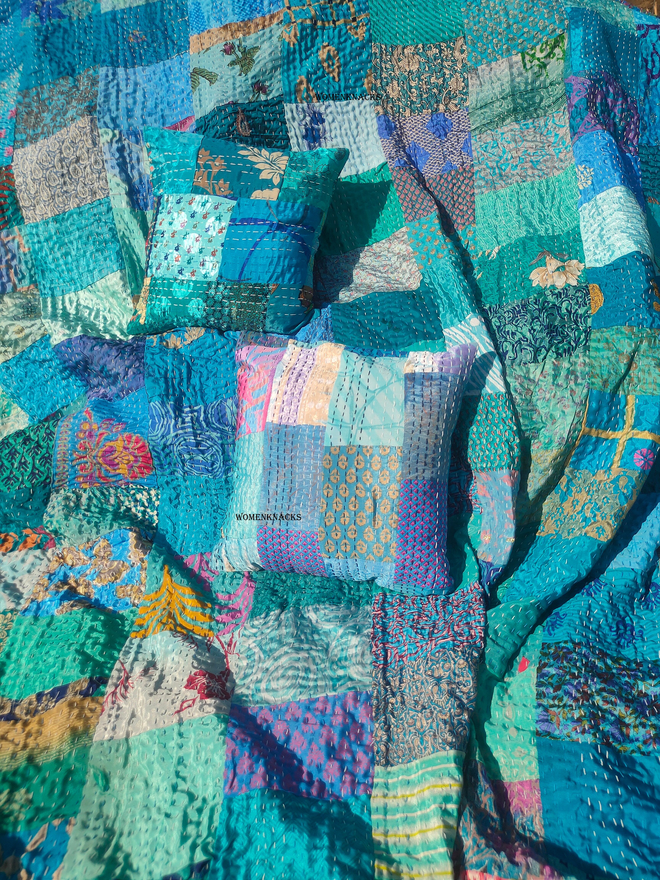 Vintage Silk Blanket Etsy Canada