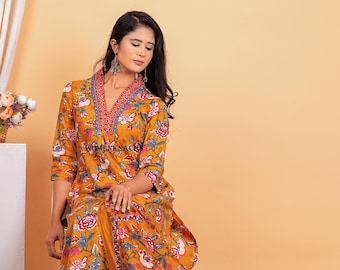 Indian Ethnic Wear Kurta Set With Dupatta Festival Wear and Special Occasion/ Party Wear Dress Traditional Outfit