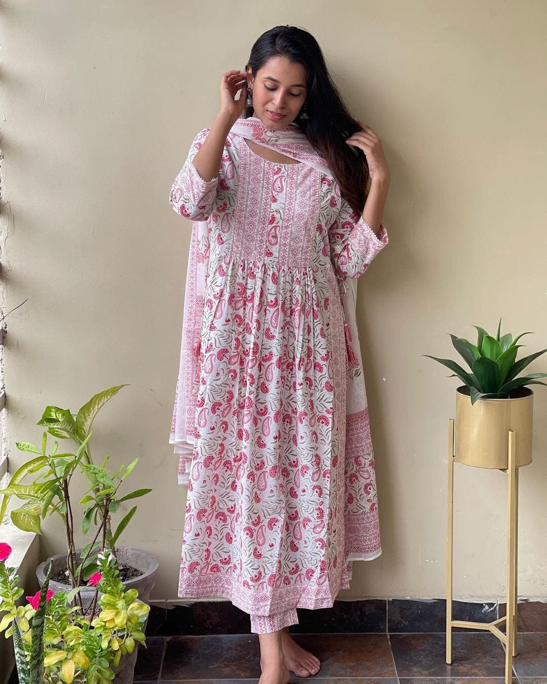 AALA (Kurta/Dress-Jade) — Tokree Shop Jaipur