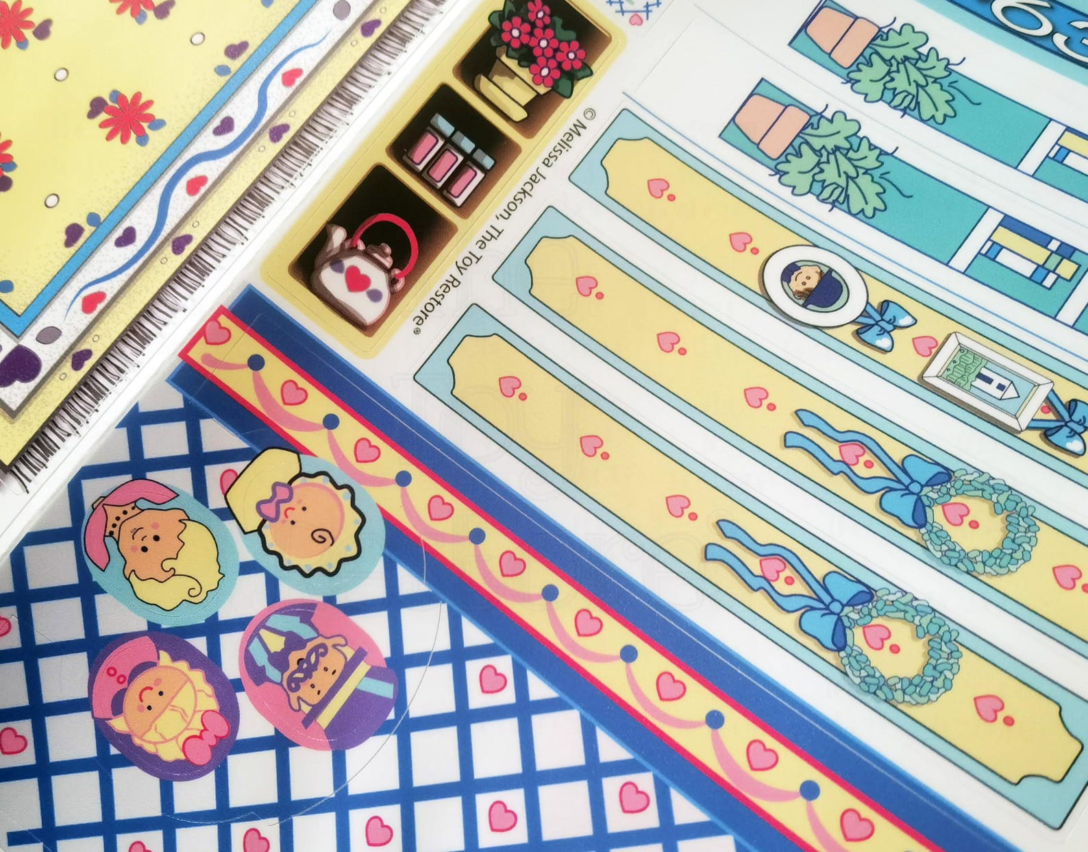 Toy Restore Replacement Sticker Fits Loving Family Dream Doll House ...