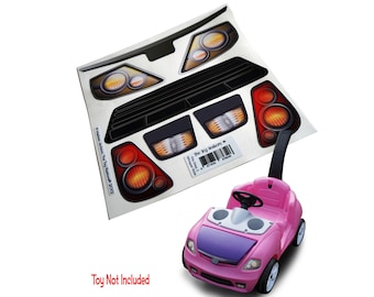 The Toy Restore Replacement Decals Stickers Fits Step2 Newer Whisper Ride II