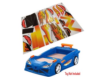 Toy Restore Stickers Fits Step2 Sports Car Convertible Toddler-to-Twin Bed Set